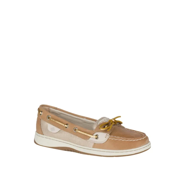 angelfish_metallic_boat_s_2.webp Sperry Shoes | Boat Shoes^Angelfish Metallic Boat Shoe White