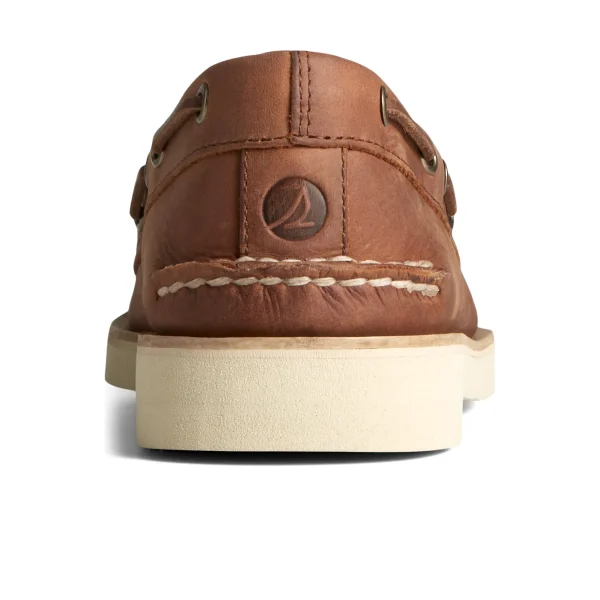 authentic_original_double_3-3.webp Sperry Shoes | Boat Shoes^Authentic Original™ Double Sole Cross Lace Boat Shoe DarkBeige