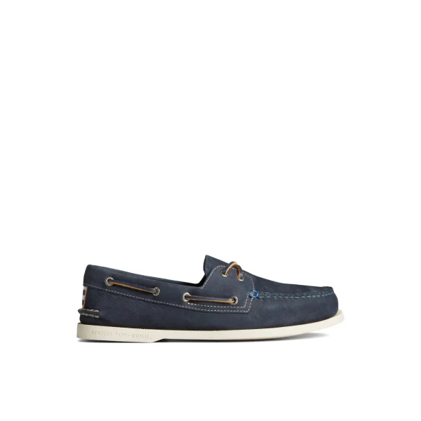 authentic_original_eye_nu_0-2.webp Sperry Shoes | Boat Shoes^Authentic Original™ 2-Eye Nubuck Boat Shoe Navy