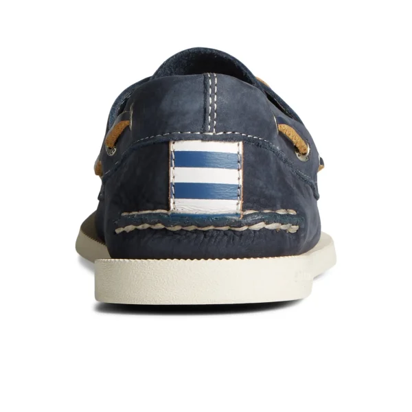 authentic_original_eye_nu_3-2.webp Sperry Shoes | Boat Shoes^Authentic Original™ 2-Eye Nubuck Boat Shoe Navy