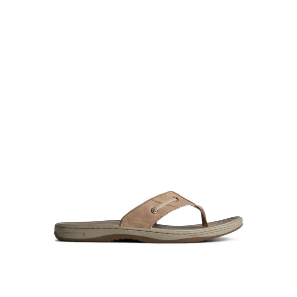 baitfish_leather_flip_flo_0-2.webp Sperry Sandals^Baitfish Leather Flip Flop MediumBeige