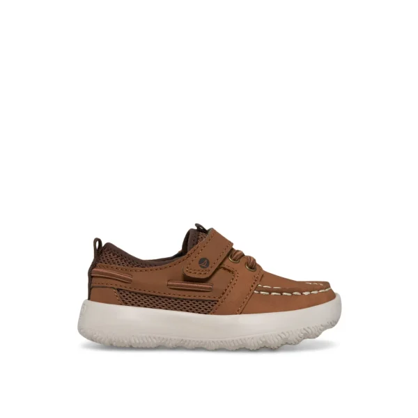 Sperry Sneakers^Bowfin Junior Boat Shoe MediumBeigeLeatherMixedMaterial