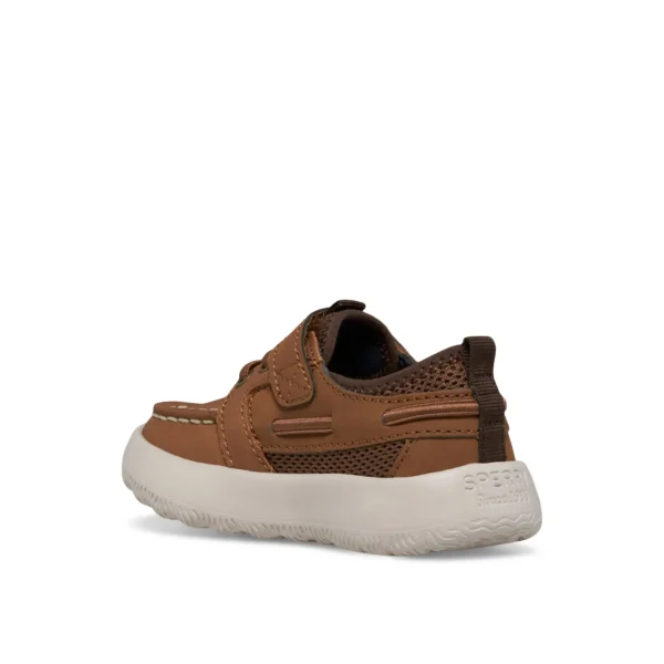 Sperry Sneakers^Bowfin Junior Boat Shoe MediumBeigeLeatherMixedMaterial