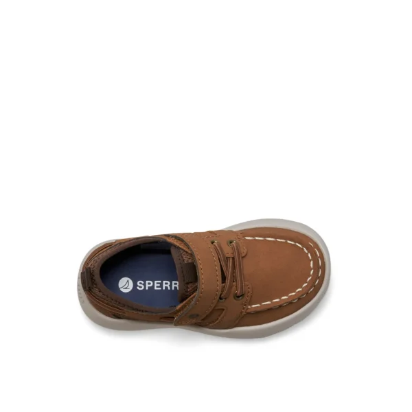 Sperry Sneakers^Bowfin Junior Boat Shoe MediumBeigeLeatherMixedMaterial