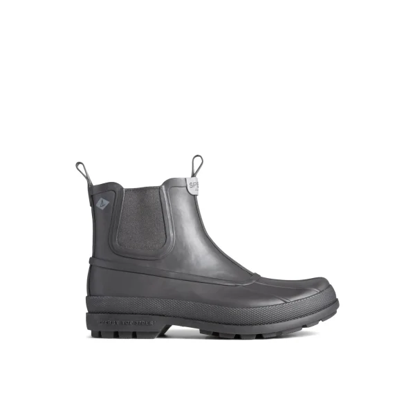 Sperry Duck & Rain Boots | Boots^Cold Bay Rubber Chelsea Boot BlackSyntheticMixedMaterial
