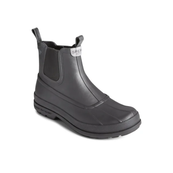 Sperry Duck & Rain Boots | Boots^Cold Bay Rubber Chelsea Boot BlackSyntheticMixedMaterial