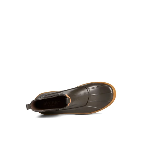 Sperry Duck & Rain Boots | Boots^Cold Bay Rubber Chelsea Boot Brown