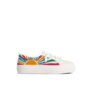crest_vibe_sun_platform_s_0.webp Sperry Shoes | Sneakers^Crest Vibe Sun Platform Sneaker WhiteTextileWoven