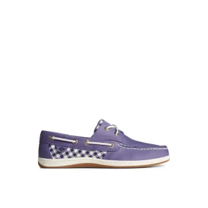 koifish_gingham_boat_shoe_0.webp Sperry Shoes | Boat Shoes^Koifish Gingham Boat Shoe Blue