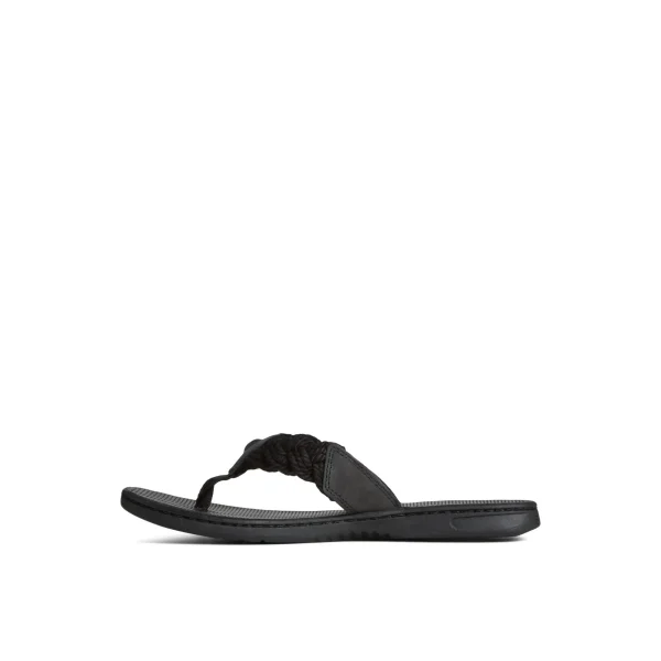 Sperry Sandals^Parrotfish Braid Sandal Black