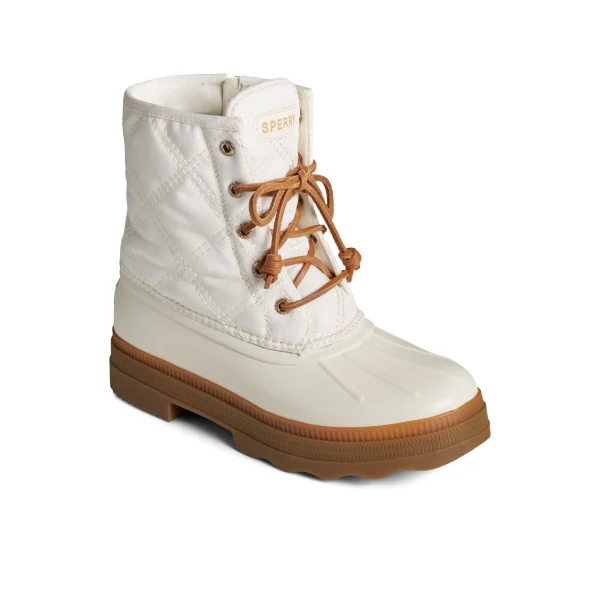 Sperry Winter Boots | Boots^Saltwater 2.0 Textile Duck Boot White