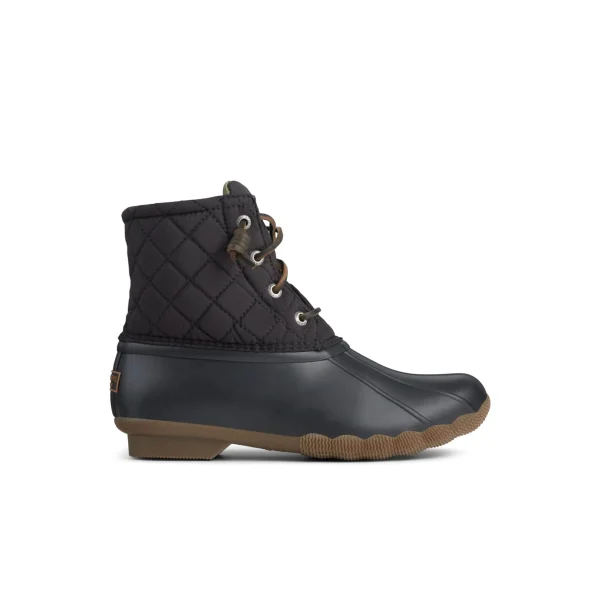 Sperry Duck & Rain Boots | Boots^Saltwater Quilted Duck Boot Black