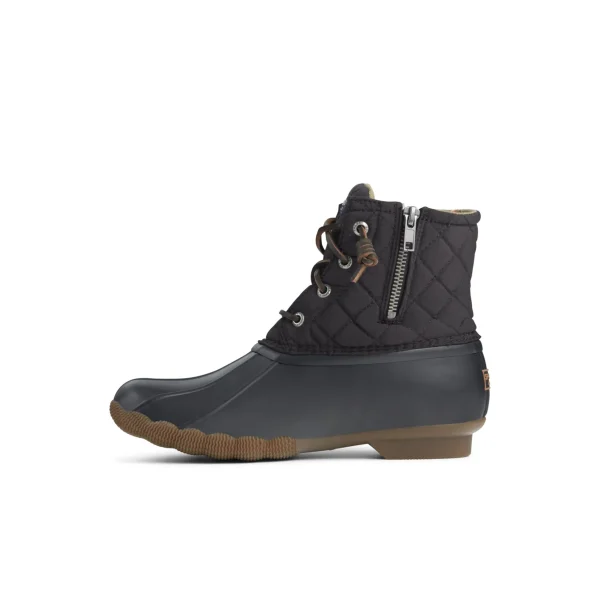 Sperry Duck & Rain Boots | Boots^Saltwater Quilted Duck Boot Black