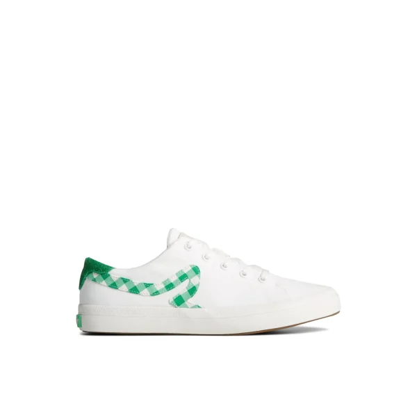 sandy_gingham_sneaker_0.webp Sperry Shoes | Sneakers^Sandy Gingham Sneaker WhiteTextileCanvas