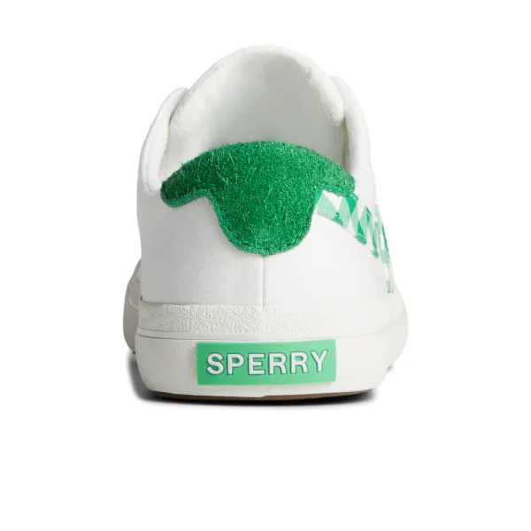 sandy_gingham_sneaker_3.webp Sperry Shoes | Sneakers^Sandy Gingham Sneaker WhiteTextileCanvas