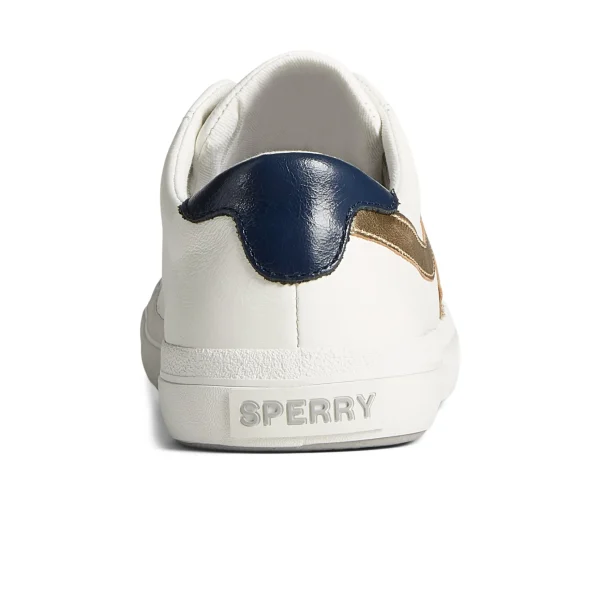 sandy_leather_metallic_sn_3.webp Sperry Shoes | Sneakers^Sandy Leather Metallic Sneaker WhiteLeatherSmooth