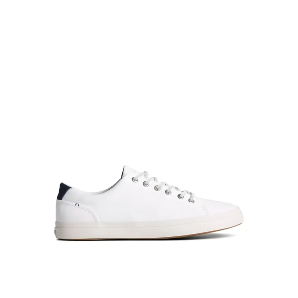 seacycled_striper_ii_text_0.webp Sperry Shoes | Sneakers^SeaCycled™ Striper II Textile Sneaker White