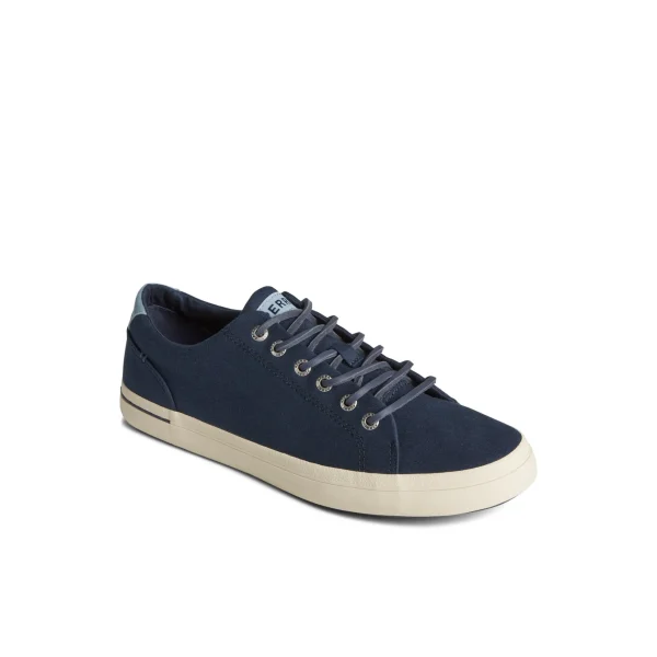 seacycled_striper_ii_text_2-1.webp Sperry Shoes | Sneakers^SeaCycled™ Striper II Textile Sneaker Navy