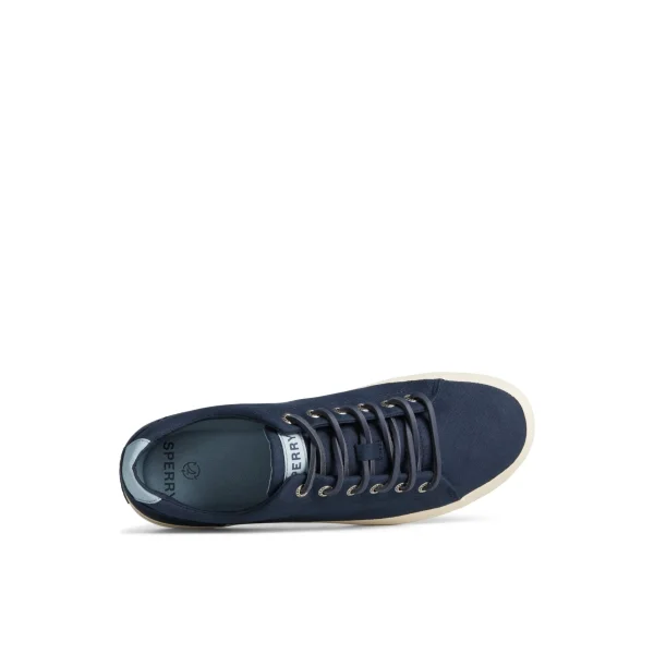 seacycled_striper_ii_text_4-1.webp Sperry Shoes | Sneakers^SeaCycled™ Striper II Textile Sneaker Navy
