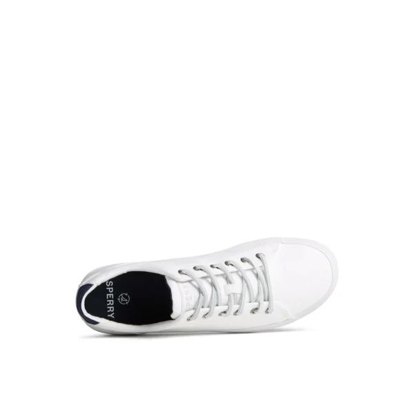 seacycled_striper_ii_text_4.webp Sperry Shoes | Sneakers^SeaCycled™ Striper II Textile Sneaker White