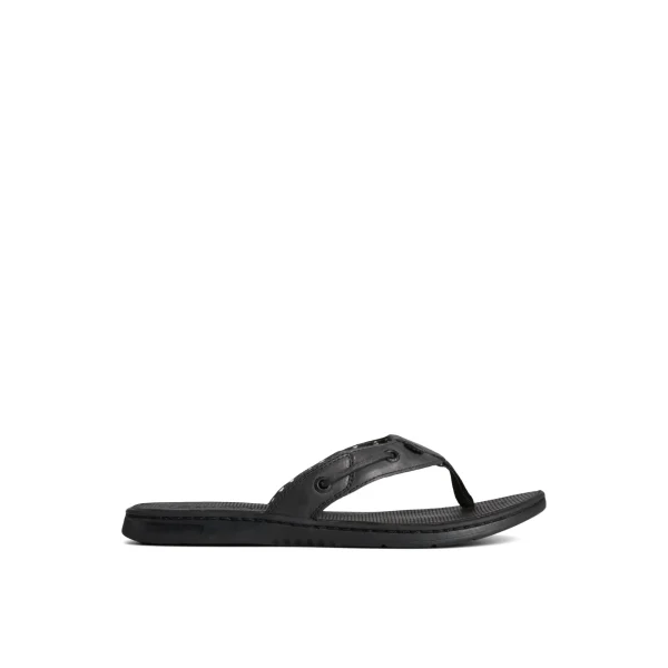 seafish_leather_flip_flop_0-1.webp Sperry Sandals^Seafish Leather Flip Flop Black