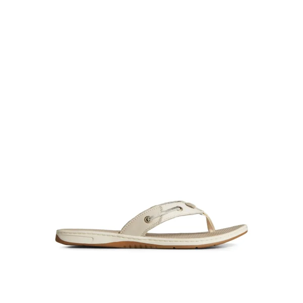 Sperry Sandals^Seafish Metallic Flip Flop Grey