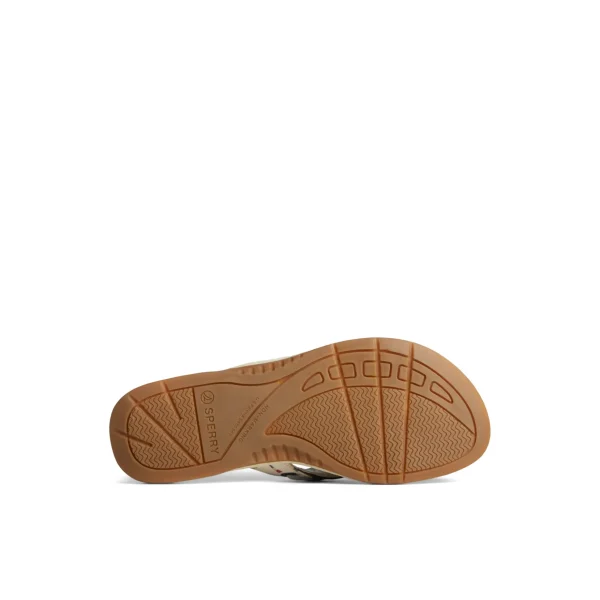 Sperry Sandals^Seafish Nautical Flip Flop White