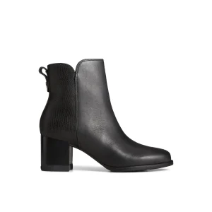 Sperry Ankle Boots | Boots^Seaport Heel Leather Boot Black