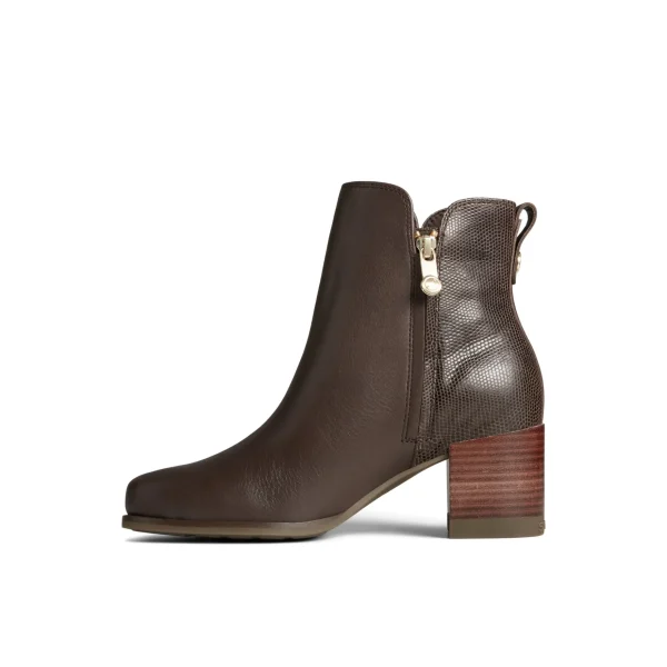 seaport_heel_leather_boot_1.webp Sperry Ankle Boots | Boots^Seaport Heel Leather Boot DarkBrown