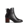 Sperry Ankle Boots | Boots^Seaport Heel Water Resistant Leather Boot Black