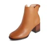 Sperry Ankle Boots | Boots^Seaport Heel Water Resistant Leather Boot MediumBeige