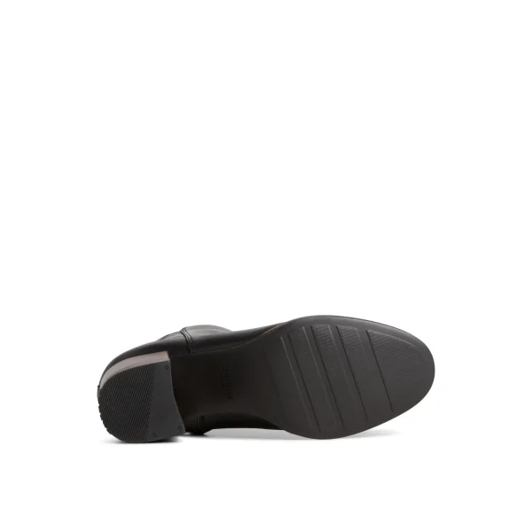Sperry Ankle Boots | Boots^Seaport Heel Water Resistant Leather Boot Black