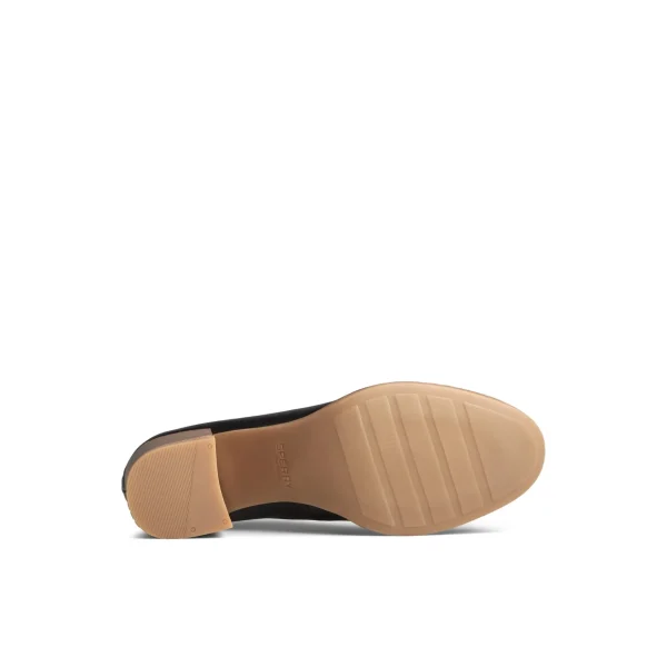 Sperry Shoes^Seaport Penny Heel Leather Loafer Black