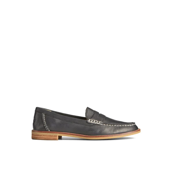 seaport_penny_leather_loa_0-2.webp Sperry Shoes | Oxfords & Loafers^Seaport Penny Leather Loafer Black