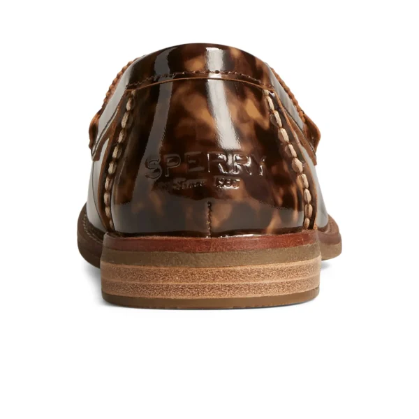 Sperry Shoes | Oxfords & Loafers^Seaport Penny Tortoise Leather Loafer Brown
