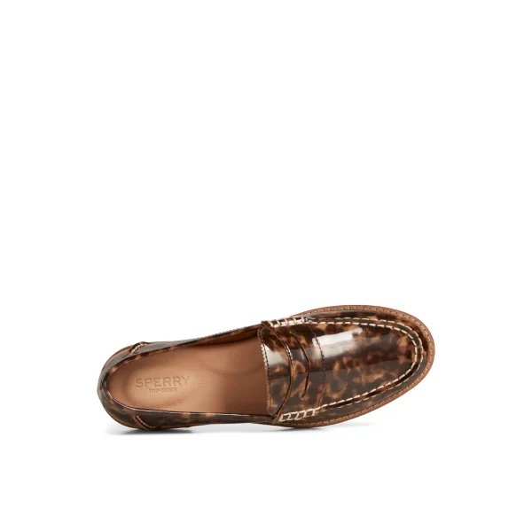 Sperry Shoes | Oxfords & Loafers^Seaport Penny Tortoise Leather Loafer Brown
