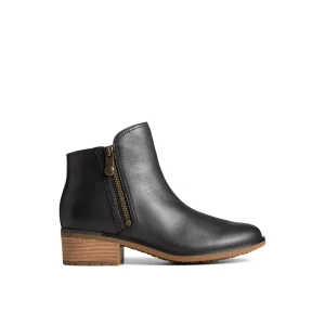 Sperry Boots | Ankle Boots^Seaport Storm Water Resistant Leather Boot Black