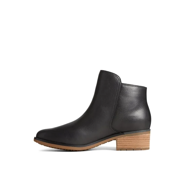 seaport_storm_water_resis_1.webp Sperry Boots | Ankle Boots^Seaport Storm Water Resistant Leather Boot Black