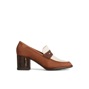 Sperry Shoes | Oxfords & Loafers^Seaport Two-Tone Penny Heel Brown