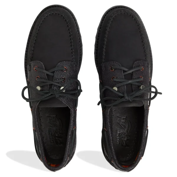 Sperry Shoes | Boat Shoes^by Fresh Rags Gulfstar A/O 2-Eye Black