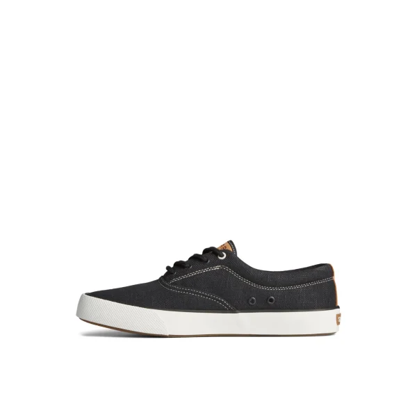 striper_ii_slub_linen_sne_1.webp Sperry Shoes | Sneakers^Striper II Slub Linen Sneaker Black