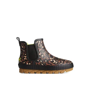 Sperry Duck & Rain Boots | Boots^Torrent Leopard Chelsea Waterproof Rain Boot Black