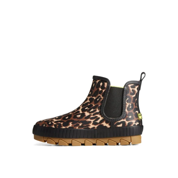 Sperry Duck & Rain Boots | Boots^Torrent Leopard Chelsea Waterproof Rain Boot Black