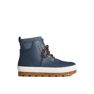 torrent_rubber_lace_up_bo_0.webp Sperry Duck & Rain Boots | Boots^Torrent Rubber Lace Up Boot Navy