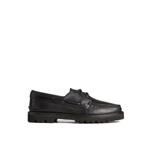 unisex_authentic_original_0-2.webp Sperry Shoes | Boat Shoes^Unisex Authentic Original 3-Eye Vibram Boat Shoe Black