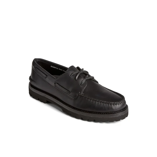 unisex_authentic_original_2-2.webp Sperry Shoes | Boat Shoes^Unisex Authentic Original 3-Eye Vibram Boat Shoe Black