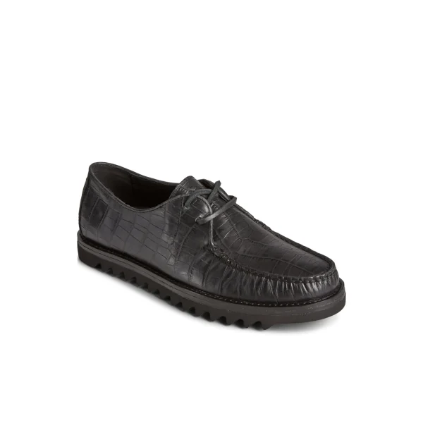 unisex_captainxs_vibram_o_2.webp Sperry Shoes | Loafers & Oxfords^Unisex Captain's Vibram Oxford Black